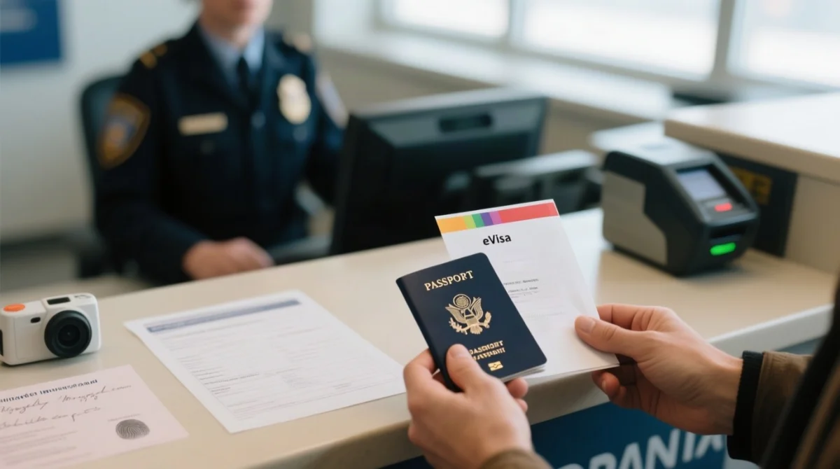 At the Border - Step-by-Step Crossing Process